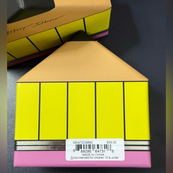 *NEW!* Betsey Johnson Pink Pencil Hinged Bangle Bracelet - Picture 4 of 4